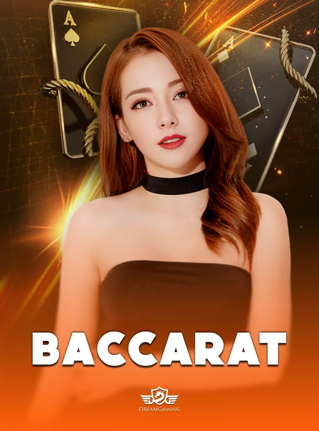 ภาพตัวอย่างเกมโต๊ะถ่ายทอดสด Baccarat แสดงหน้าต่างแสดงผลกติกาการแจกไพ่